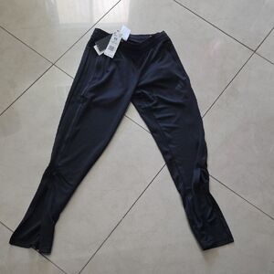 TIR023 L PNT W Adidas Black Women's Track Pants with Subtle Stripe Detail Xs